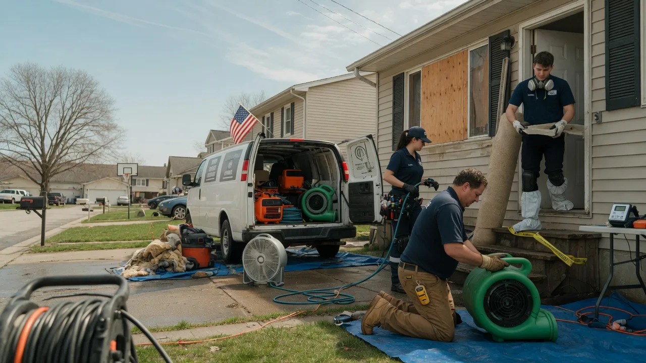 Water Damage Restoration in Amberson, PA near me